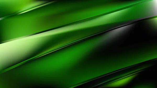 멋진 녹색 대각선 빛나는 라인 배경 — 스톡 벡터