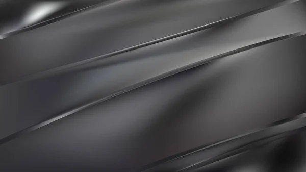 Abstrakte dunkelgraue Diagonale glänzende Linien Hintergrundvektorbild — Stockvektor