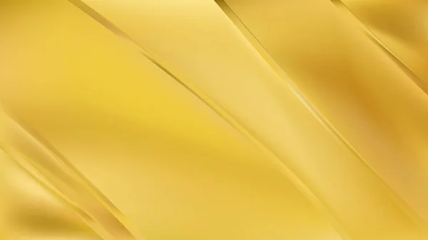 Gold Diagonale glänzende Linien Hintergrund Vektor Illustration — Stockvektor