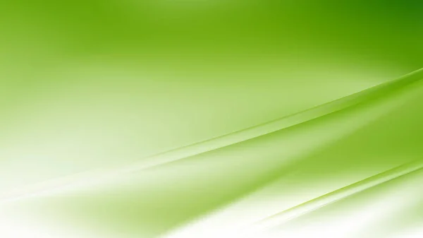Linee luminose diagonali verdi e bianche Immagine di sfondo — Vettoriale Stock