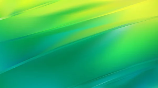 緑と黄色の斜めの光沢線の背景 — ストックベクタ
