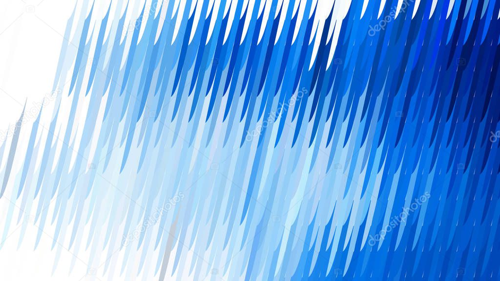 Blue and White Diagonal Lines and Stripes Background Vector Image