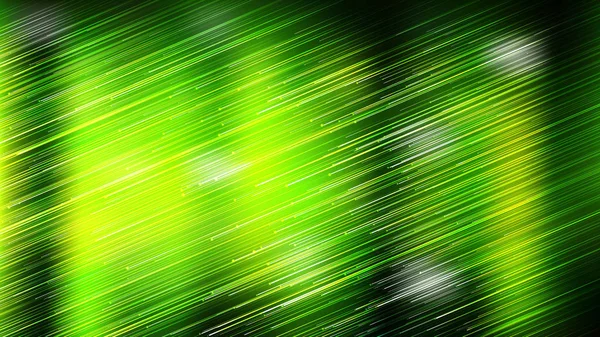 Líneas diagonales verdes y negras brillantes Fondo abstracto — Vector de stock