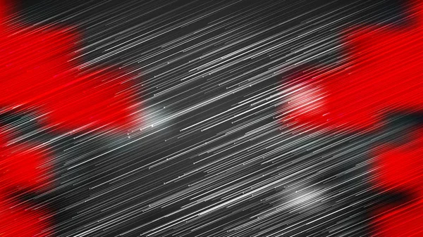 Fondo de líneas diagonales rojo brillante abstracto negro y blanco — Vector de stock