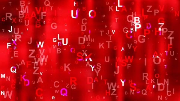 Alfabeto rojo oscuro fondo Vector gráfico — Vector de stock