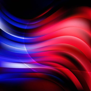 Soyut Siyah Kırmızı ve Mavi Arka Plan Vektör İllüstrasyon