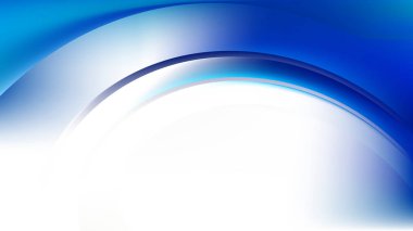 Soyut Mavi ve Beyaz Grafik Arka Plan