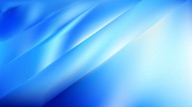 Soyut Mavi ve Beyaz Arka Plan Vektör Çizimi