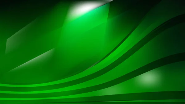 Design de fundo verde fresco abstrato — Vetor de Stock