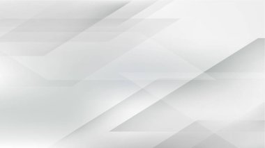 Soyut Gri ve Beyaz Arka Plan Vektör Çizimi