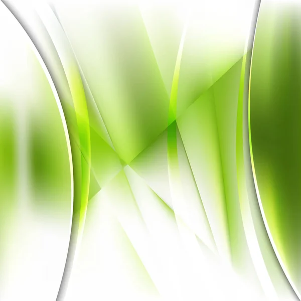 Απεικόνιση διανυσματικής πράσινης και λευκής φόντου — Διανυσματικό Αρχείο