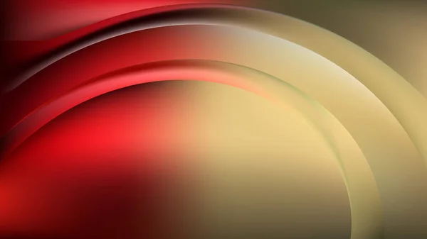 Abstrakter roter und goldener grafischer Hintergrund — Stockvektor