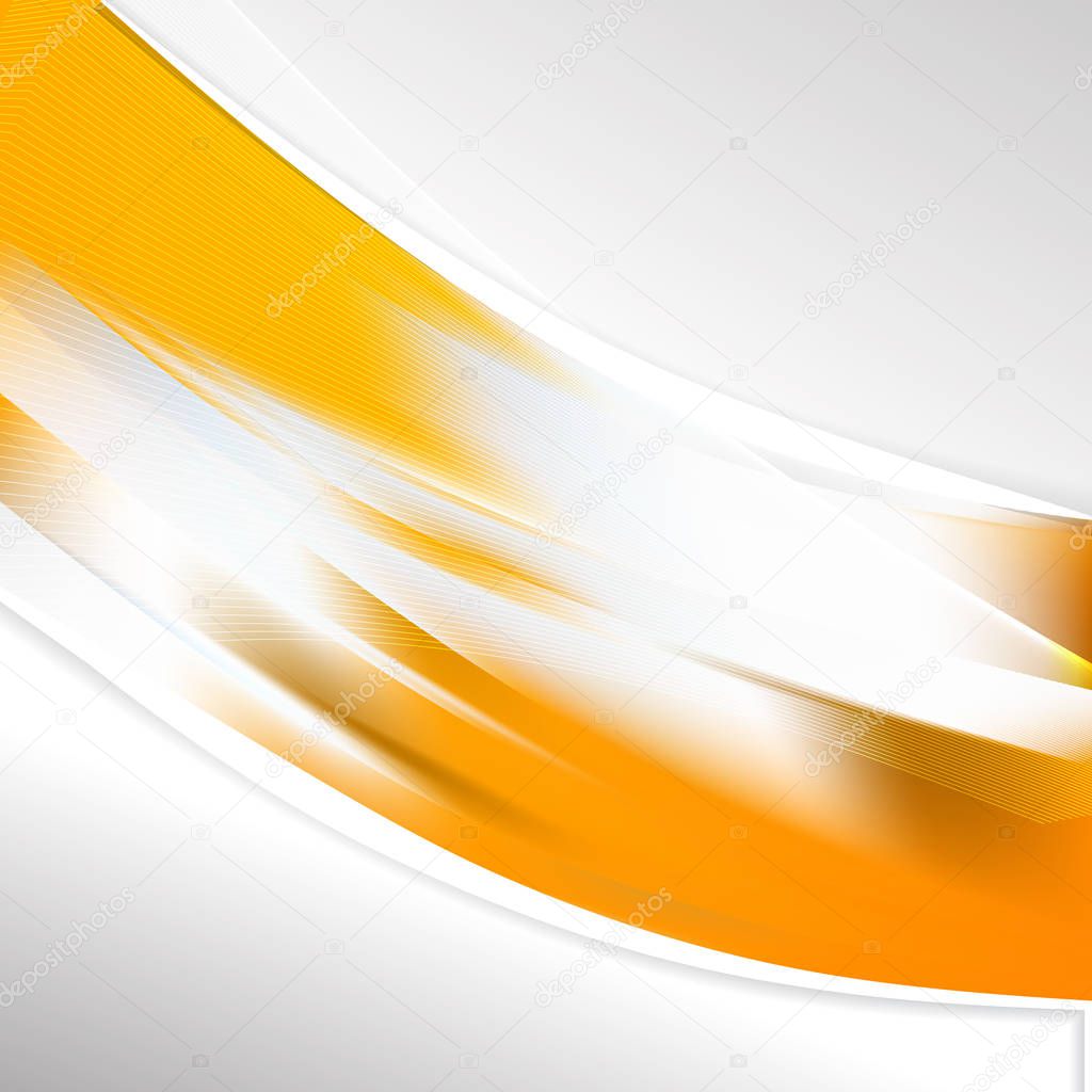 Abstract Orange and White Graphic Background