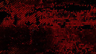 Cool Red Halftone Dot Arka Plan Tasarımı