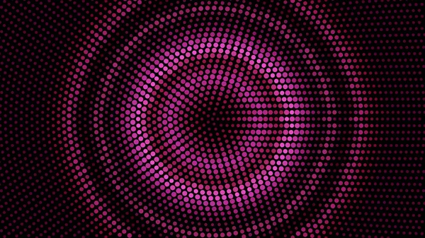 Rosa och svart radiell punkt bakgrund — Stock vektor
