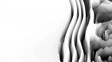 Gri ve Beyaz Kavisli Arka Plan Doku Güzel zarif İllüstrasyon grafik sanat tasarımı