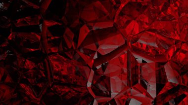 Cool Red Crystal Arka Plan Güzel zarif İllüstrasyon grafik sanat tasarımı