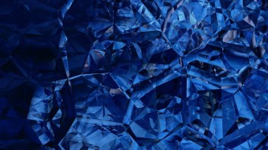 Cool Blue Crystal Abstract arka plan Güzel zarif İllüstrasyon grafik sanat tasarımı