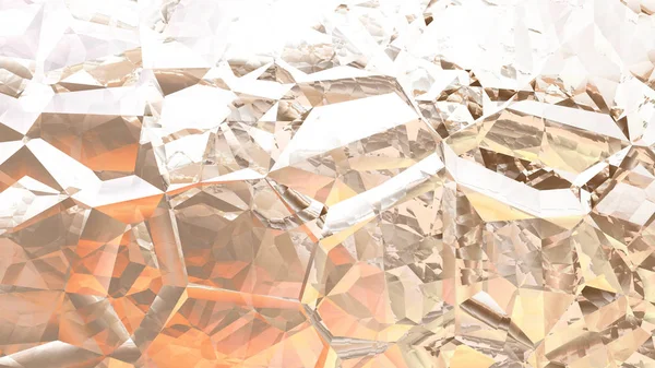 Brun Och Vit Abstrakt Kristall Bakgrund Vacker Elegant Illustration Grafisk — Stockfoto