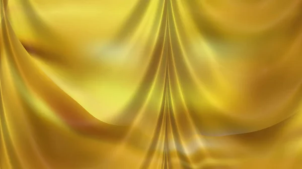 Abstract Gold Silk Drapery Textile Background Belo Elegante Design Arte — Fotografia de Stock