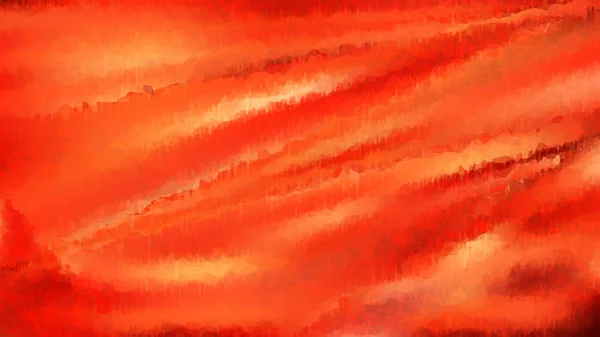 Červená Oranžová Vodní Barva Pozadí Nádherný Elegantní Ilustrace Grafický Design — Stock fotografie