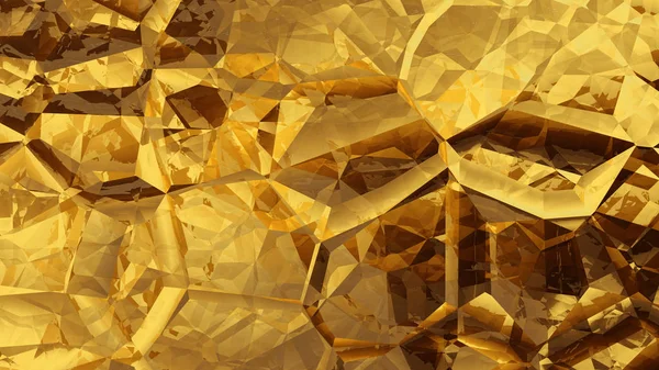 抽象的な金の結晶の背景美しいエレガントなイラストグラフィックアートデザイン — ストック写真