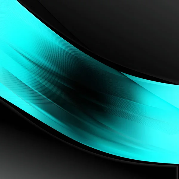 Abstract Black Turquoise Wave Business Background Beautiful Elegant Illustration Graphic — Stock Photo, Image