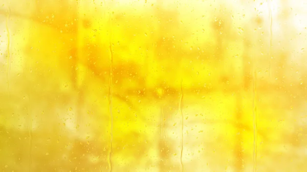 Yellow Water Drops Background Texture Beautiful Elegant Illustration Graphic Art — Stock Photo, Image