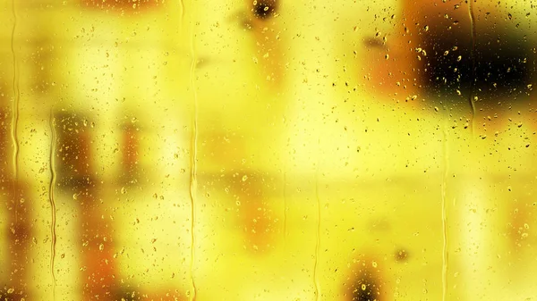 Жовтий Фон Raindrop Красивий Елегантний Ілюстраційний Графічний Дизайн — стокове фото