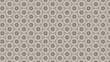 Kahverengi ve Beyaz Vintage Çiçek Duvar Kağıdı Desen Güzel zarif İllüstrasyon grafik sanat tasarımı