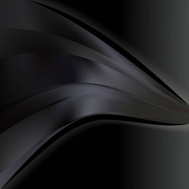 Soyut Black Wave İş Arka Plan Güzel zarif İllüstrasyon grafik sanat tasarımı
