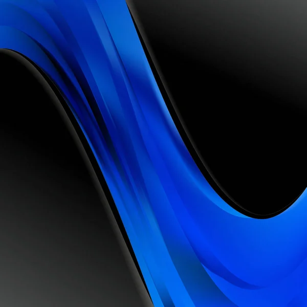 Cool Blue Wave Business Background Красивый Элегантный Графический Дизайн — стоковое фото