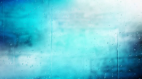 Изображение Blue White Raindrop Background — стоковое фото