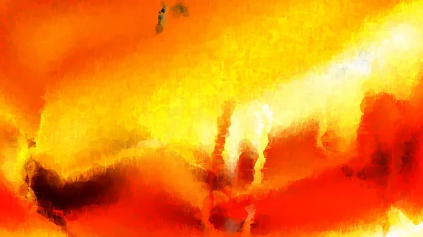Red Yellow Grunge Watercolour Texture Background Beautiful Elegant Illustration Graphic — Stock Photo, Image