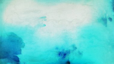 Bej ve Turkuaz Grunge Suluboya Doku Resim Güzel zarif İllüstrasyon grafik sanat tasarımı