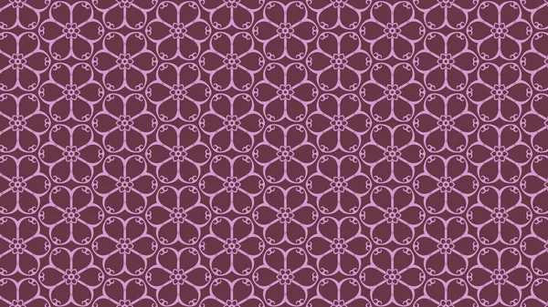 Pink Flower Háttérkép Pattern Gyönyörű Elegáns Illusztráció Grafikai Tervezés — Stock Fotó