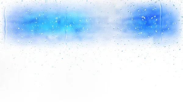 Blue White Water Drop Background Image Beautiful Elegant Illustration Graphic — Stock Photo, Image