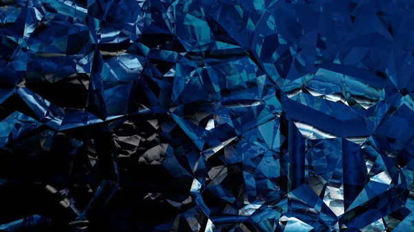 Nero Blu Astratto Cristallo Immagine Sfondo Bella Elegante Illustrazione Grafica — Foto Stock
