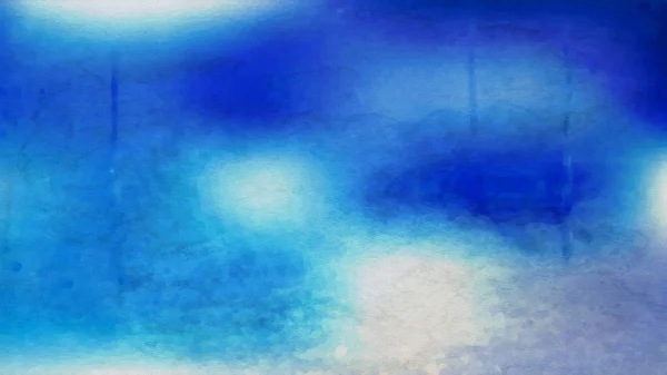 Bleu Aquarelle Fond Texture Belle Élégante Illustration Graphisme — Photo