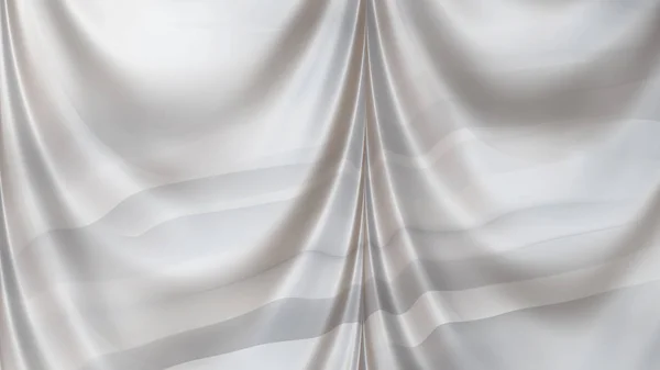 Abstract Grijs Zijde Draperie Textiel Achtergrond Mooie Elegante Illustratie Grafische — Stockfoto