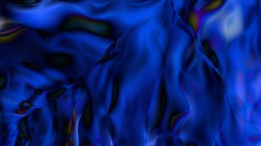 Cool Blue Smoke Arka Plan Güzel zarif İllüstrasyon grafik sanat tasarımı