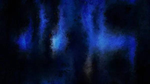 Nero Blu Grunge Acquerello Texture Immagine Bella Elegante Illustrazione Grafica — Foto Stock