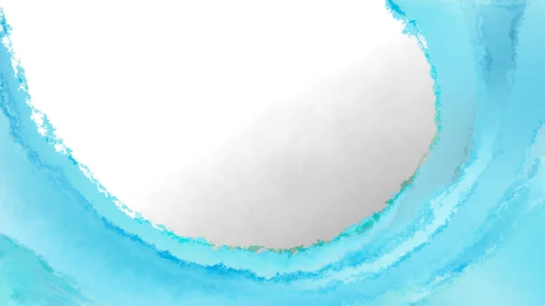 Cyan Aquarelle Текстура Красивий Елегантний Ілюстрація Графічний Дизайн — стокове фото