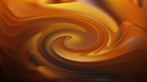 Astratto Arancione Nero Twirling Vortex Sfondo Bella Elegante Illustrazione Grafica — Foto Stock