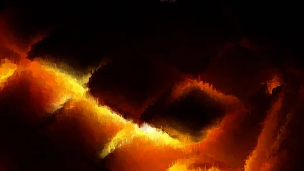 Koele Oranje Aquarel Achtergrondafbeelding Mooie Elegante Illustratie Grafische Kunst Design — Stockfoto