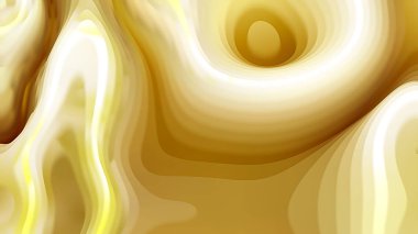 Beyaz ve Altın 3d Kavisli Çizgiler Ripple arka plan Güzel zarif İllüstrasyon grafik sanat tasarımı