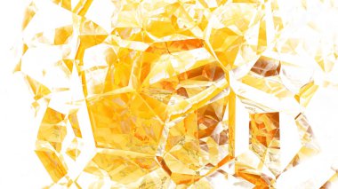 Turuncu ve Beyaz Soyut Kristal Arka Plan Görüntü Güzel zarif İllüstrasyon grafik sanat tasarımı