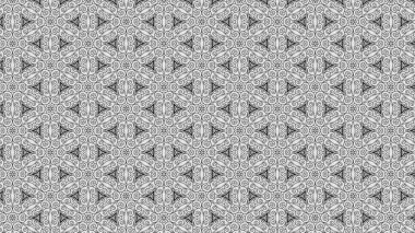 Gri Çiçek Geometrik Desen Arka Plan Şablon Güzel zarif İllüstrasyon grafik sanat tasarımı