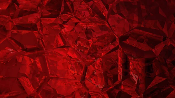 Cool Red Crystal Image Fond Belle Illustration Élégante Design Art — Photo