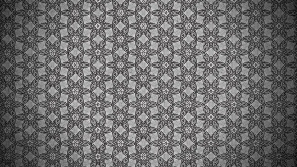 Dark Gray Vintage Decorative Ornament Background Pattern Beautiful Elegant Illustration — Stock Photo, Image